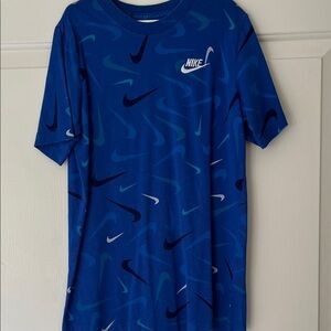 Nike Blue Kids Short Sleeve Tee